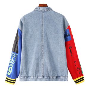 Vintage Style Women's Varsity <b>Jacket</b> Collar Horn Button Closure Autumn Casual Outerwear <b>Sequins</b> Embroidery Waterproof Cotton - Product Image 6