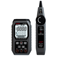 NOYAFA NF-8509 OEM/ODM Testeur de câbles numériques, traceur de câbles réseau, multimètre RJ45 PoE LAN, mesure de longueur, détection de port, flash et NCV