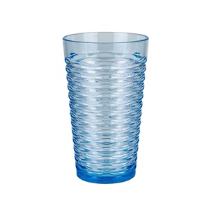 Gobelets en plastique ondulé incassables de 19 oz pour l'eau, parfaits pour les fêtes, la maison ou comme cadeau - Product Image 1