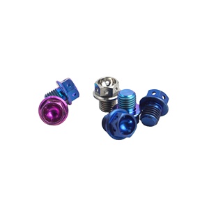 Gr5 Titane Boulons M10 Hexagonal Bride Tête Vis Automobile Moto Conversion - Product Image 2