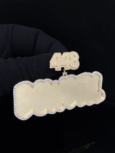 Colgante de lujo personalizado CZ Ice Boss - Product Image 2