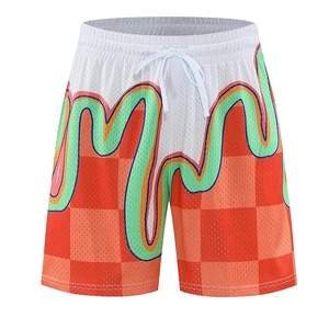 Custom High Quality 100% Cotton Casual Men's Gym Baseball Sports Shorts 5 Inch Mid Waist Mesh for Men Women - Product Image 4