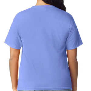 Camiseta de Mujer, Color Violeta, Algodón Suave, Informal, Manga Corta, Cómoda, Básica, Ropa de Moda, Venta al Por Mayor Personalizada - Product Image 5