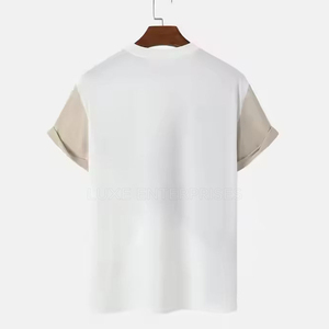 เสื้อยืดผู้ชายทรงปกติ แขนปกติ ใส่สบายในฤดูร้อน ระบายอากาศได้ดี แห้งเร็ว น้ำหนักเบา ผลิตจากโพลีเอสเตอร์/คอตตอน มีสินค้าพร้อมส่ง - Product Image 2