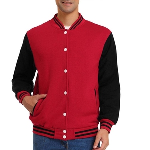 แจ็คเก็ต Letterman แบบ OEM สำหรับผู้ชาย ผ้าขนสัตว์ผสม แจ็คเก็ต Varsity Bomber ปักโลโก้ ติดกระดุมแป๊ก สตรีทแวร์ แจ็คเก็ต Varsity แบรนด์ส่วนตัว - Product Image 3