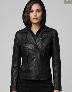 Vestes en cuir uni de épaisseur standard pour femmes et hommes, vestes en cuir pour hommes avec rembourrage en polyester, unisexe - Product Image 4