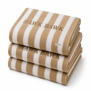 Custom <b>Beach</b> <b>Towel</b> Soft Cotton Striped Pool Bath <b>Towel</b> Soft Cotton Quick Dry Embroidered Modern Summer Adult Rectangle - Product Image 6