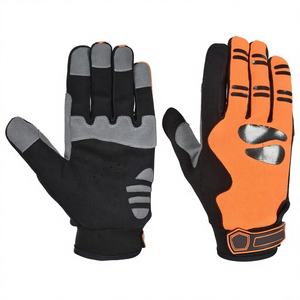 ถุงมือช่างอุตสาหกรรมแบบประกอบได้อเนกประสงค์ ป้องกันการบาดและการกระแทก โซนหนัง ISONZ - Product Image 1