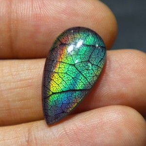 Australian <b>Opal</b> Doublet Monarch Stone Handmade <b>Opal</b> Doublet Butterfly Jewelry Green Fire <b>Opal</b> Stone for Jewelry Making Gemstone - Product Image 3