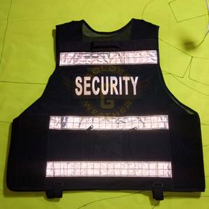 Chaleco de Seguridad Negro de Alta Visibilidad, Ropa de Seguridad Reflectante, Chaleco de Seguridad Comunitaria, Uniforme de Guardia de Seguridad, Chaleco Táctico - Product Image 4