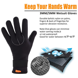 Guantes de Buceo de Secado Rápido Antideslizantes con Diseño Precurvado para Reducir la Fatiga de las Manos, Ideales para Surf, Paddle Boarding y Mantenimiento Acuático - Product Image 2