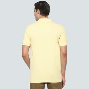 Polo Clásico para Hombre en Color Verde Azulado, Cuello en Contraste de Color Sólido, Corte Ajustado, Manga Corta, Informal, para Golf - Product Image 2