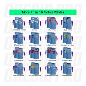 Maillot de basketball sublimé, vêtement de sport respirant, maillot de basketball cousu avec numéros d'équipe imprimés, tenue de sport à enfiler - Product Image 3