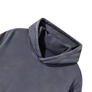 Sudadera Oversize de Invierno con Efecto Stone Washed, Personalizada, de Forro Polar Vintage, con Capucha, Estilo Urbano, Fabricante Mayorista - Product Image 5