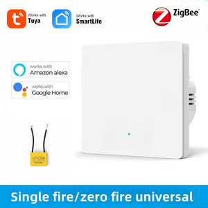Interruptor de Luz Inteligente Zigbee / Matter, Requiere Cable Neutro o Sin Cable Neutro, Interruptor de Pared Universal de 1/2/3 Botones con Aplicación Tuya / Apple - Product Image 6