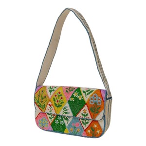 Bolso Bandolera de Lujo con Cuentas Hechas a Mano Blue Ocean Swimmers para Mujer, Estilo Veraniego para Vacaciones - Product Image 3