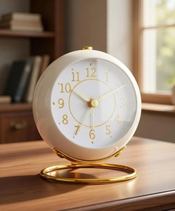Small Size Beautiful Table Clock For <b>Study</b> Table Bedroom Side Table And Workspace <b>Desk</b> Accessory Wholesale From India - Product Image 4