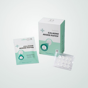 Mascarillas faciales de hidrogel Dailydeul Calming Micro Patch 4mg x 12 parches, 10 unidades, 1 caja, mascarilla facial en lámina, mascarilla facial con pantenol - Product Image 4