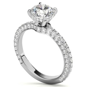 Pear Cut Moissanite <b>Ring</b> 925 Sterling <b>Silver</b> Gold Plated Luxury Certified Engagement Wedding Bridal <b>Solitaire</b> Promise <b>Ring</b> - Product Image 4