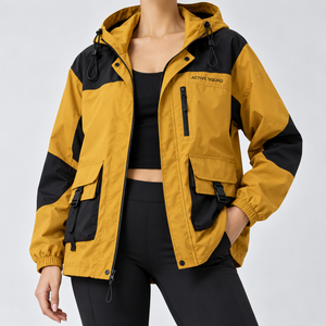 Custom Top Trending Fabric Quilted and Breathable Best Style OEM Wholesale <b>Women</b> <b>Windbreaker</b> Jacket Comfortable - Product Image 1
