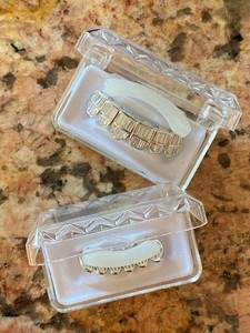 2024 luxe 10k solide or dents grill diamant 2023 style tendance Provence personnalisé grillz poussière moissanite unisexe pour femmes hommes - Product Image 5