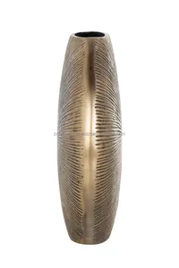 Luxury Handmade Eco-Friendly Chrome Plated Iron Flower <b>Vase</b>-High End Sculptural Metal for Hospitality Interior Decoration - Product Image 4