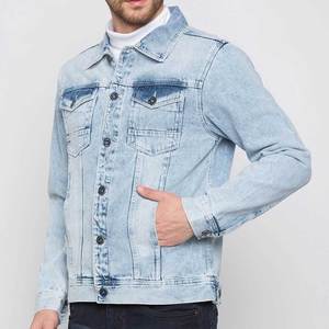Men's Stylish Jean <b>Jacket</b> Casual Wear OEM Wholesale High Quality Mens Cotton Jeans <b>Jacket</b> <b>Custom</b> Mens <b>Denim</b> <b>Jacket</b> <b>Custom</b> Button - Product Image 2