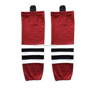 Chaussettes de hockey sur glace personnalisées pour hommes 2023, imprimées par sublimation multicolores, respirantes, séchage rapide, légères, 100% polyester - Product Image 6