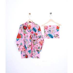 ชุดนอนผ้าฝ้ายล่าสุด ชุดนอนผู้หญิง ชุดนอนสบายๆ ชุดนอนเพื่อนเจ้าสาว ชุดนอนผ้าฝ้าย ชุดนอนผู้ใหญ่ - Product Image 2