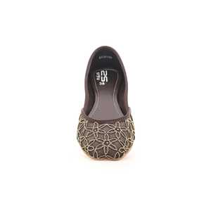 รองเท้าส้นเตี้ยกาแฟแฟนซี khusa สำหรับผู้หญิง - Product Image 1