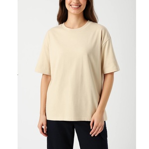 เสื้อยืดผู้หญิงไซส์ใหญ่ สีพื้น คุณภาพสูง โรงงานผลิตโดยตรง รับสกรีนโลโก้ ปักลาย 100% - Product Image 3