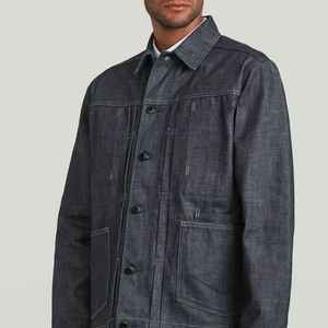 High Quality Premium 100% Cotton Denim Jacket for Men Ripped Slim Fit Streetwear Windproof Eco-Friendly Winter - Product Image 5