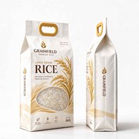 Sacs de riz 1kg 2kg 5kg, impression personnalisée, sacs en plastique anti-humidité, emballages pour riz et farine de maïs