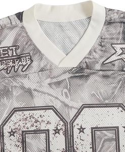 High Quality Men's and Women's Short Sleeve Ice <b>Hockey</b> Jersey Summer Sports Tee in Football Style - Product Image 4