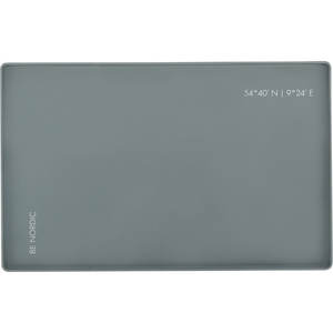 Tapete de Silicona Be Nordic de 48 x 30 cm, Gris, para Mascotas - Product Image 1