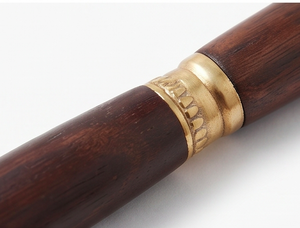 Elegant Gold Plated Flatware <b>Set</b> With Brown <b>Wood</b> Handles Matte Finish Durable <b>Kitchen</b> Tableware For Wedding Occasions - Product Image 3