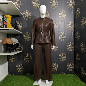 Conjunto Deportivo de Piel Sintética con Cierre y Cinturón Frontal, Diseño Moderno y Elegante, Gran Venta 2026 - Product Image 3