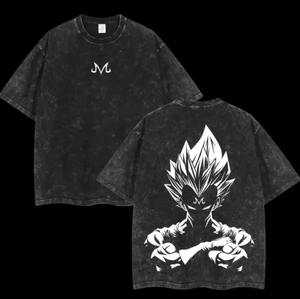 Camiseta Vintage con Estampado de Anime para Hombre y Mujer, Estilo Casual Urbano, de Algodón, Talla Grande - Product Image 2