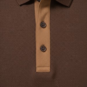 Chemise à manches courtes pour homme de qualité supérieure, design moderne personnalisé, tricotée, coupe classique, respirante, motif uni, logo - Product Image 5