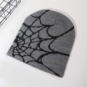 Custom Jacquard Striped Wool Blend Knit Beanie Hat with 3D Embroidery Adjustable <b>Winter</b> <b>Cap</b> for Unisex Adults - Product Image 4