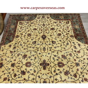 Tapis en laine persan antique fait à la main de haute qualité grande taille pour la décoration de la maison antidérapant et lavable - Product Image 2