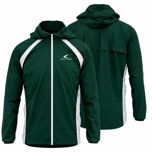Chaqueta Anorak Cortavientos Transpirable para Hombre, con Logotipo Personalizado, Impermeable por Delante, de Secado Rápido, Ligera, con Cremallera Completa y Tejido Soft Shell - Product Image 5