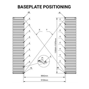 Garage Prefabbricato e Deposito 40FT X 30FT in Tessuto PE Serie Pro, Riparo Ignifugo con Tetto da 10FT, Protezione UV TMG ST3041CE(P) - Product Image 6