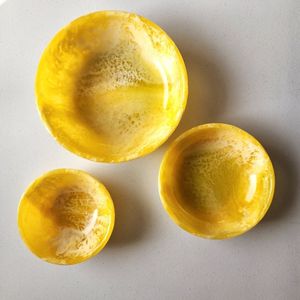 Best Selling Handmade <b>Epoxy</b> Resin Bowl Decorative Storage Bowl for Home <b>Table</b> Decor Available at Excellent Price - Product Image 1