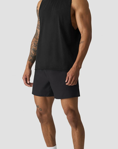 New Streetwear <b>Men's</b> <b>Black</b> Sleeveless <b>Tank</b> <b>Top</b> O-Neck Solid Color Breathable Knitted Polyester Casual Wear 2026 Wholesale - Product Image 5