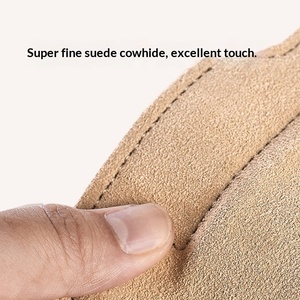 Guantes de Gimnasio de Piel de Vacuno, Antideslizantes, con Protección Integral de Palma de Cuero, Unisex, Suministro Directo de Fábrica - Product Image 4