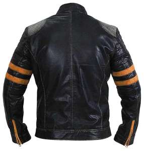 2026 Trending Premium Genuine Leather <b>Biker</b> <b>Jacket</b> for Men Customizable Front Design Waterproof & Breathable Winter Ready - Product Image 6