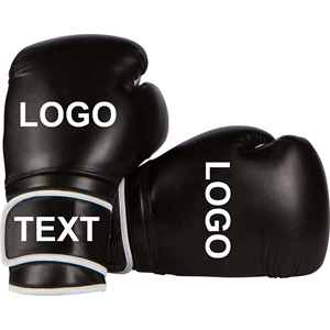 Gants de boxe à lacets personnalisables de qualité professionnelle pour l'entraînement au kickboxing et au Muay Thai - Product Image 1
