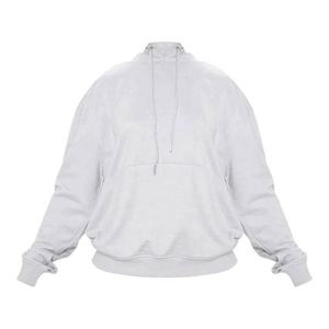 Vente en gros de sweats à capuche surdimensionnés pour femmes, 100% coton molletonné, respirant, coupe-vent, hiver, lavé, brodé, grande taille - Product Image 1