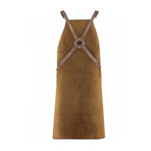 Delantal de Cuero de Grano Completo con Acabado Encerado Rústico, Correa de Hombro Ajustable, Bolsillo Grande, para Hombre Adulto, Casual, para las Cuatro Estaciones - Product Image 2